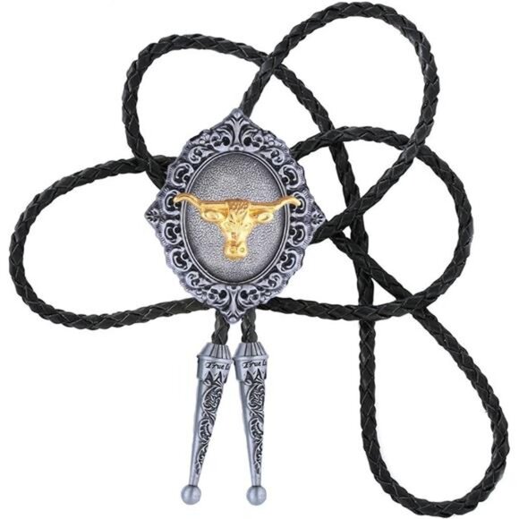 Western Bolo Tie for Men 08 - Picture 1 of 7